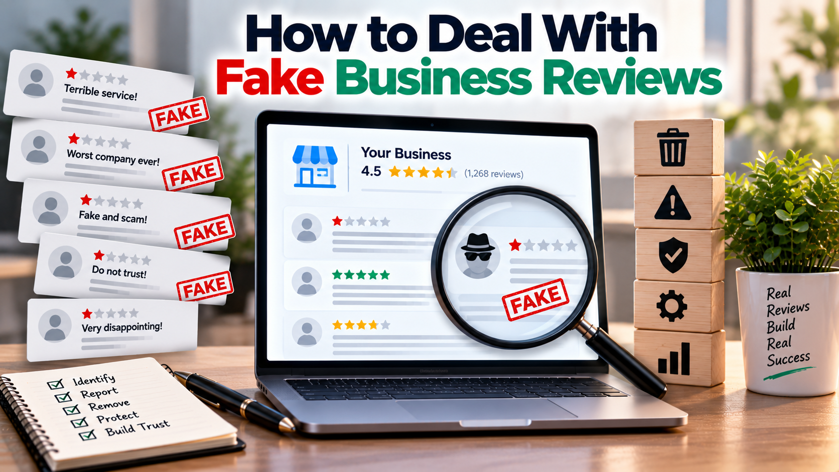 How to Deal With Fake Business Reviews