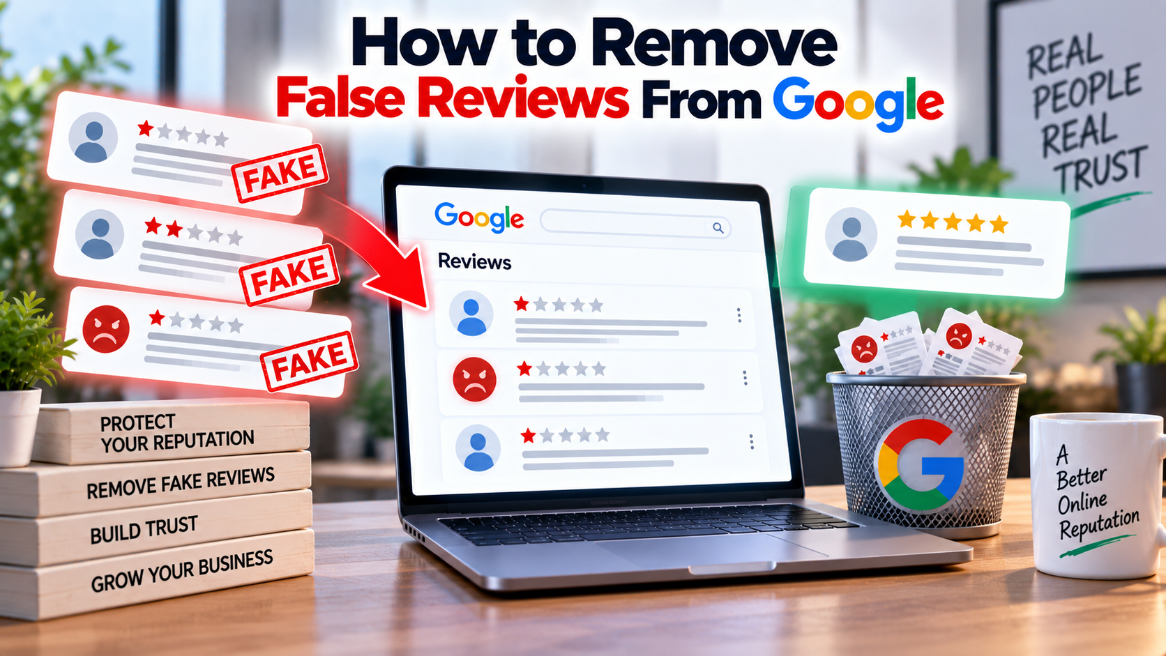 How to Remove False Reviews From Google