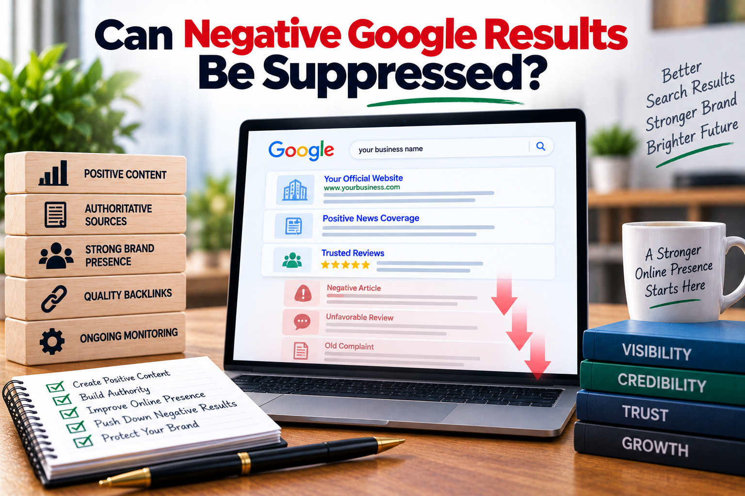 Can Negative Google Results Be Suppressed?